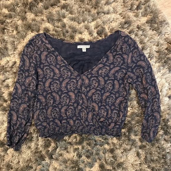 Navy blue Blouse from American Eagle! - Picture 1 of 3